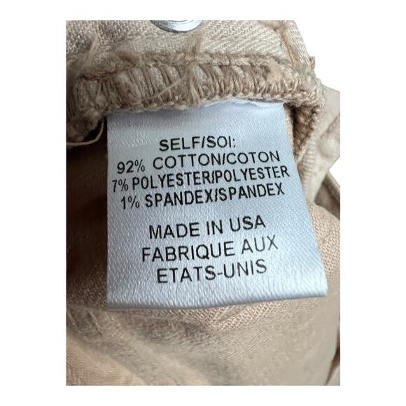 Haute Hippie Jean Floral Skinny Jeans Tan Women's 28 Streetwear Boho Distressed - Picture 5 of 5